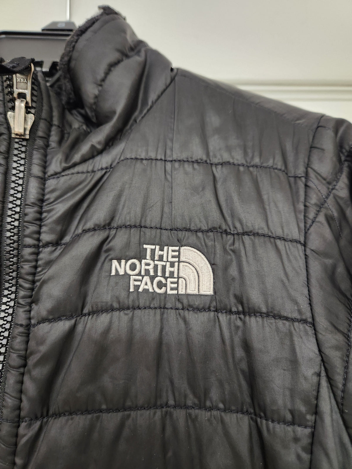 #167 The North Face Size 14/16 Reversible Mossbud Swirl Jacket