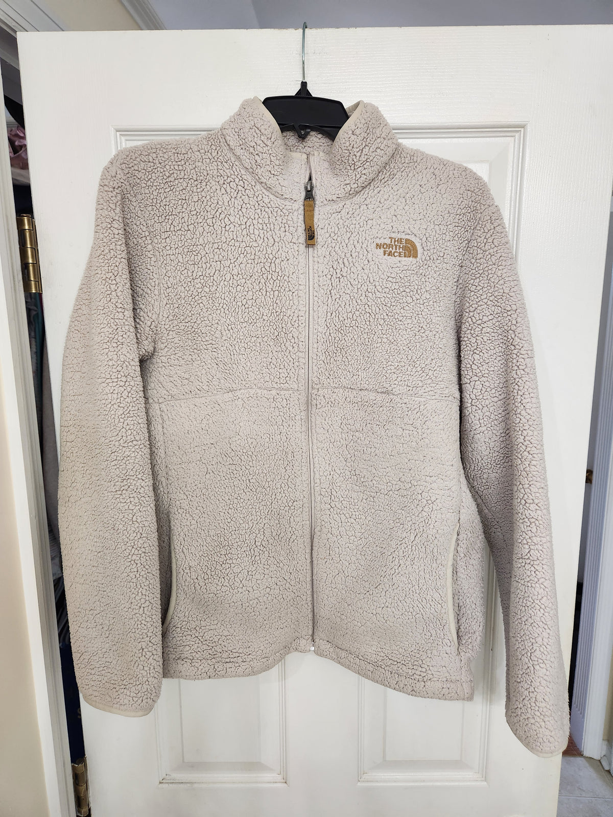 #167 The North Face Boys 18/20 Fuzzy Fleece Zip Up Jacket