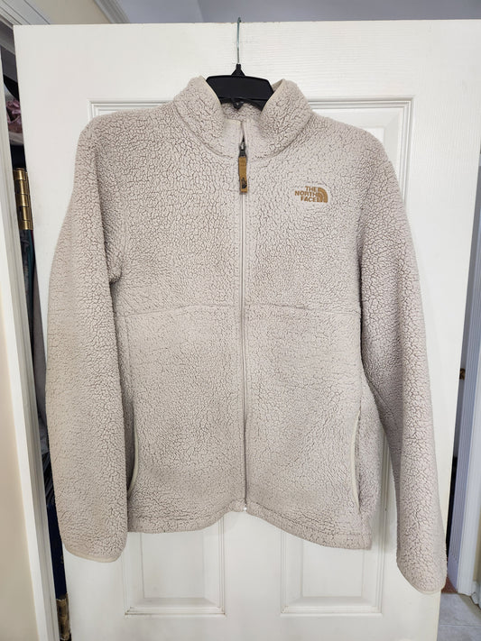#167 The North Face Boys 18/20 Fuzzy Fleece Zip Up Jacket