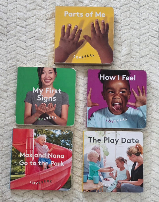 #190 Lovevery Emotional & Social Learning Book Bundle (5 Books)