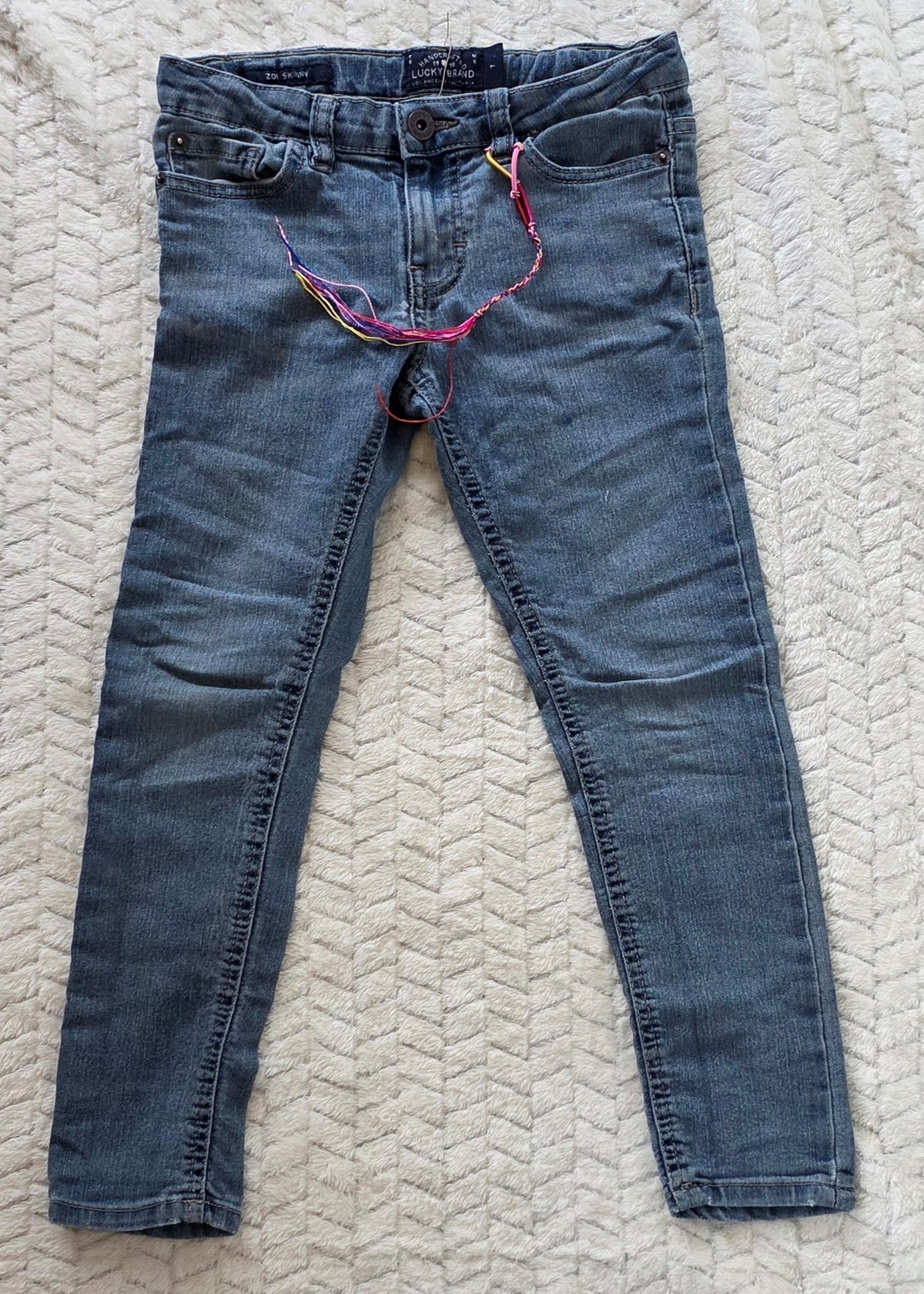 #190 Girls 7 Lucky Brand Zoe Skinny Jeans