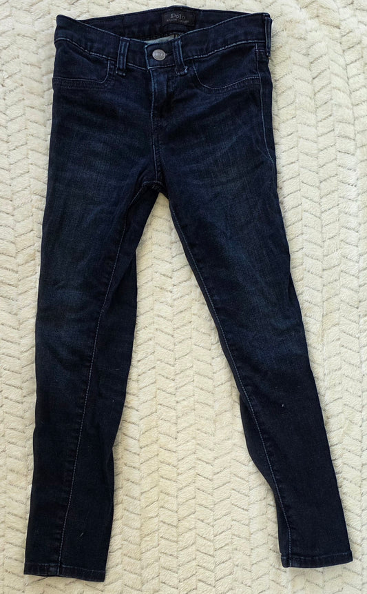 #190 Girls S (7) Polo Ralph Lauren Dark Blue Jeans
