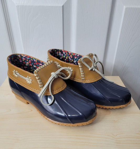 #164 NWOT Jack Rogers Short Rainboots Women 7