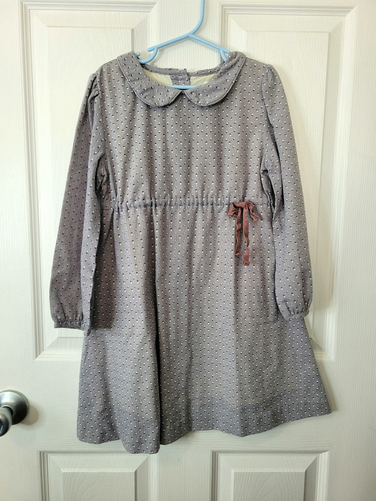 #164 Olive Juice Tiny Acorn Dress Girls 5-6Y