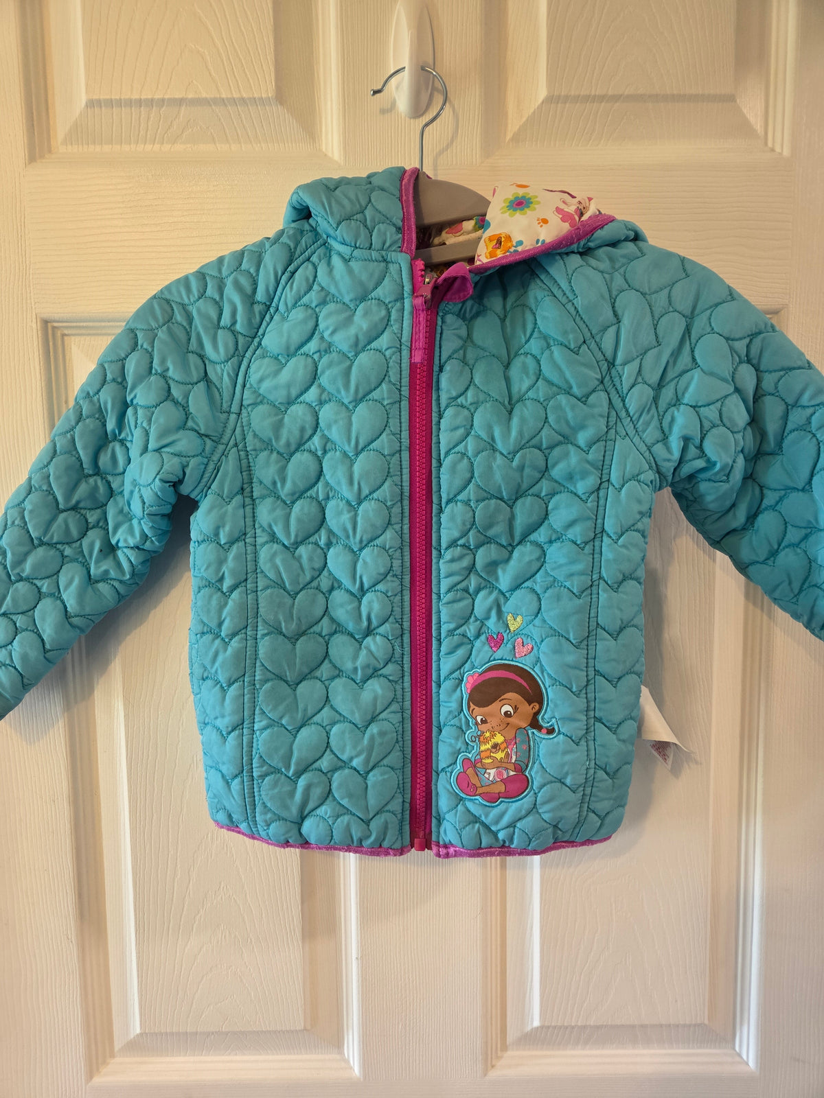 Seller 188 girls doc mcstuffins coat size 4