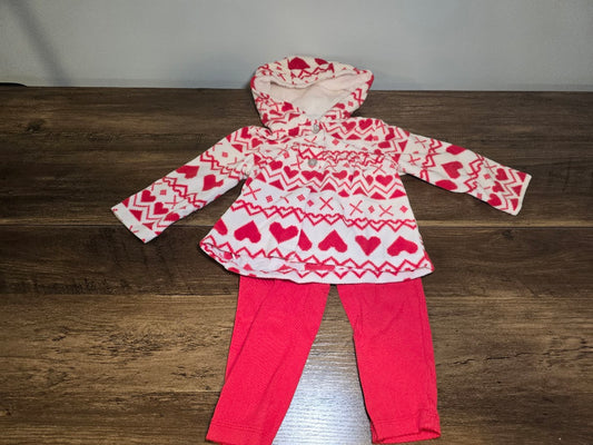 #131 Carter's Heart outfit sz 12M