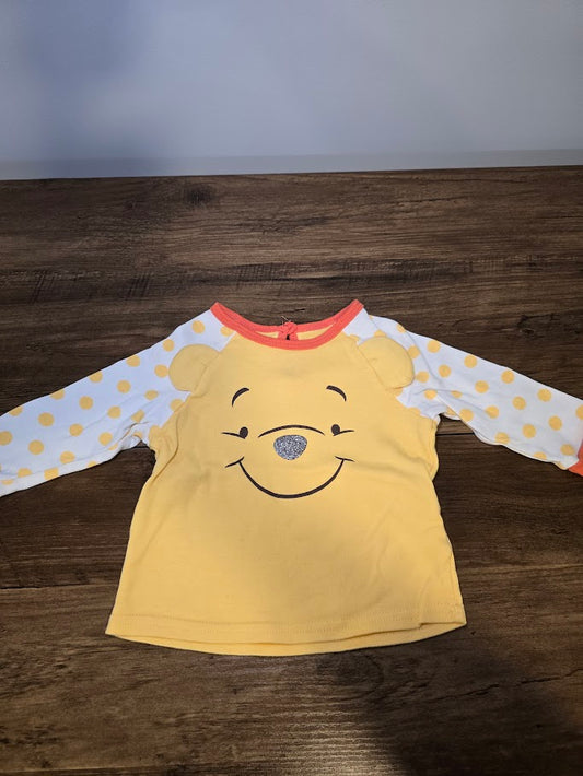 #131 Disney Baby Pooh Bear long sleeve tee sz 18M