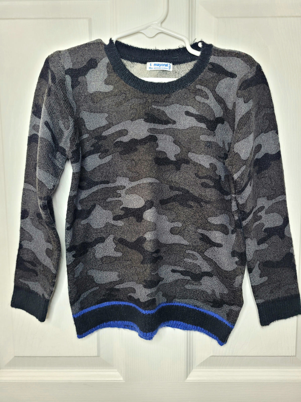 #164 Mayoral Dark Camo Sweater Boys 5