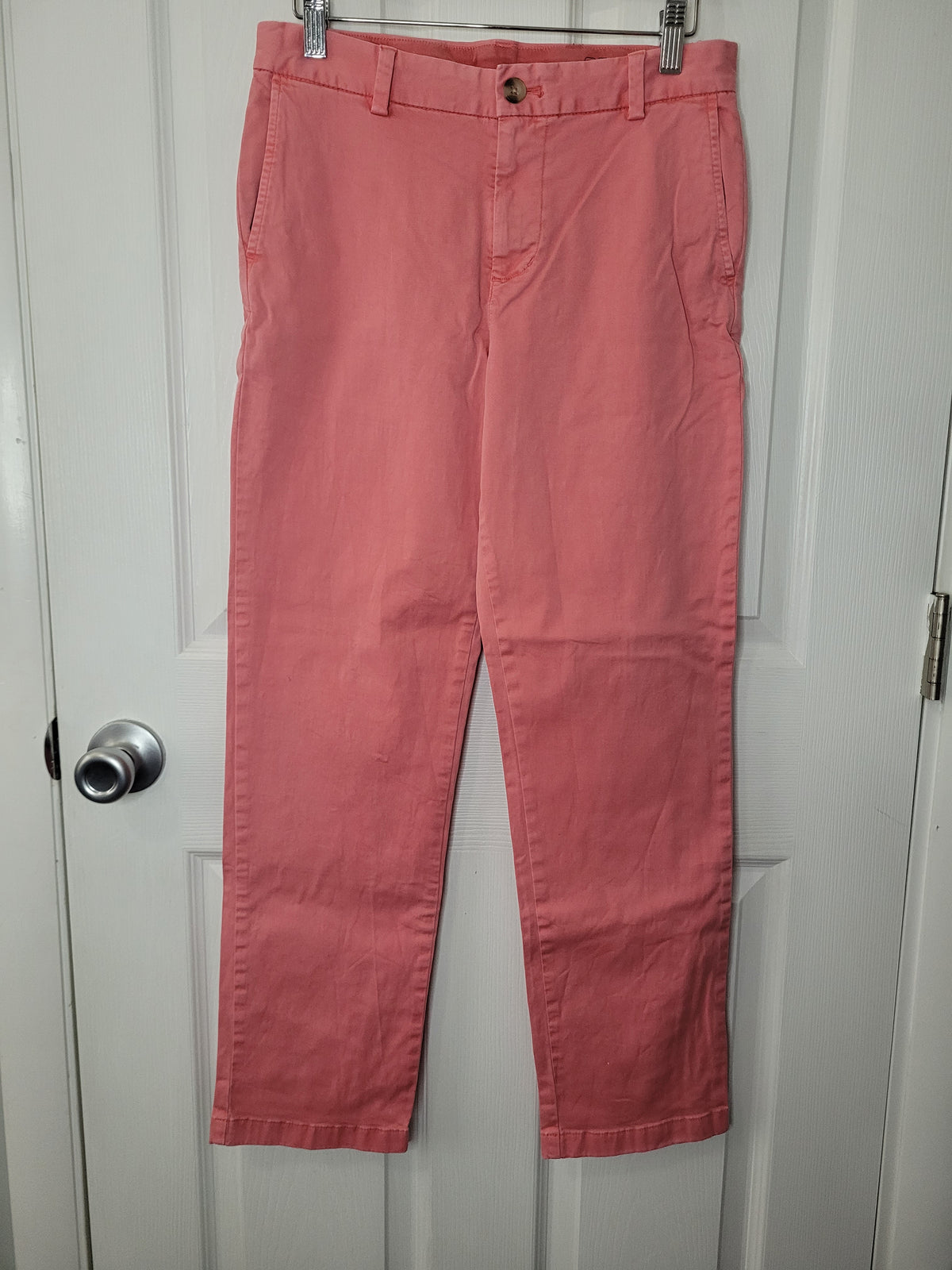 #164 Vineyard Vines Salmon Chinos Boys 14