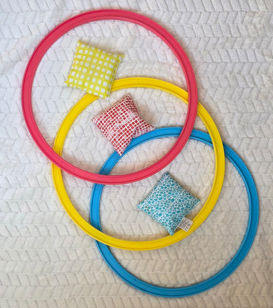 #190 Lovevery Jump‑In Hoops & Bean Bags