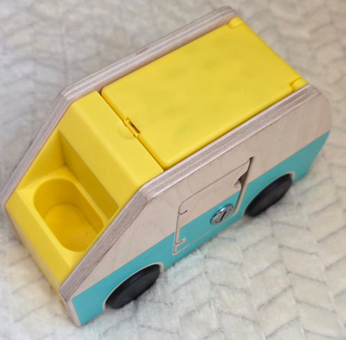 #190 Lovevery Van & Camping Set – Tent + Sleeping Bags + Peg People
