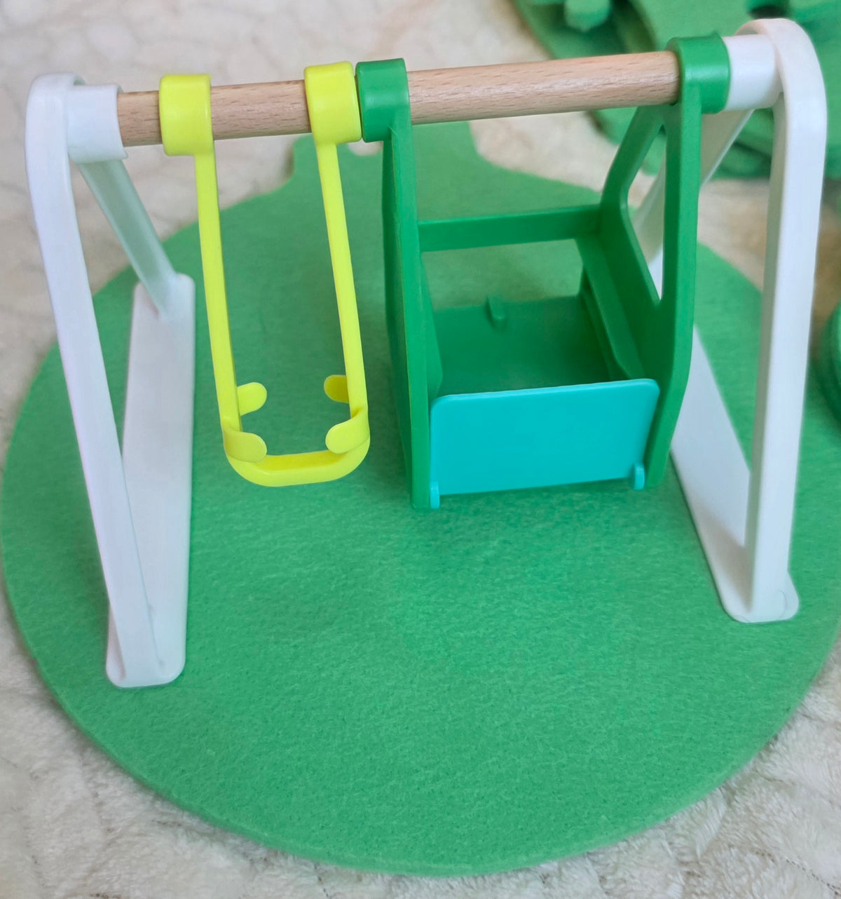 #190 Lovevery Connector Play Kit – Partial Set (Modular Village + Pathways + Friends + Swing Set)