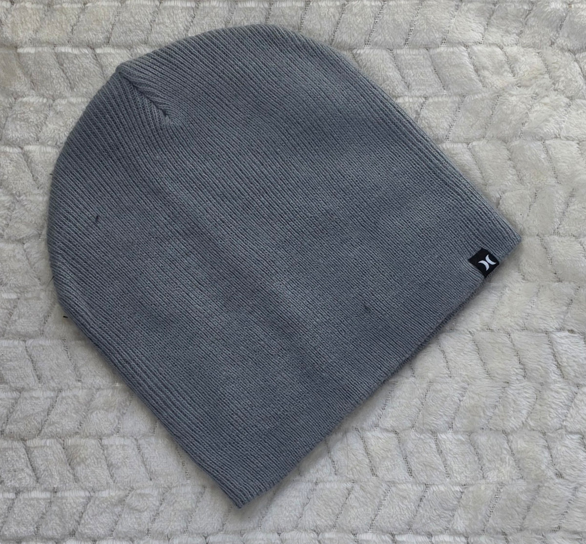 #190 Kids 5 Hurley Gray Knit Beanie