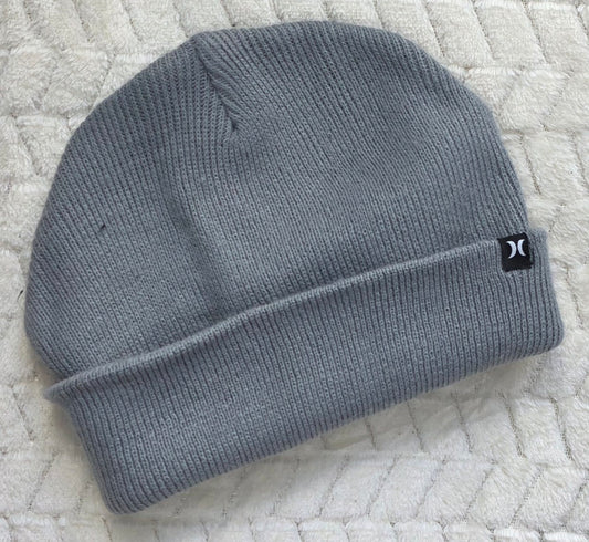 #190 Kids 5 Hurley Gray Knit Beanie