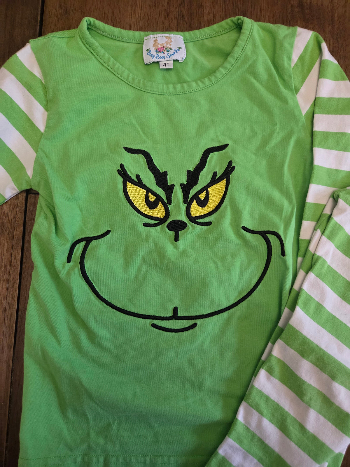 Seller 188 girls grinch outfit size 4y