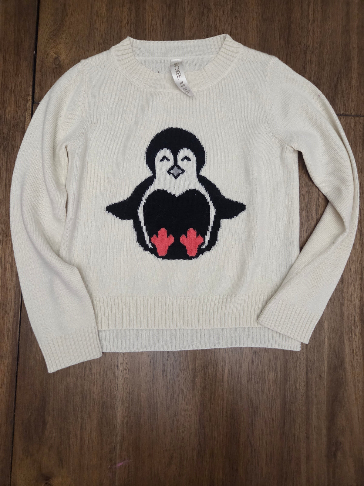 Seller 188 girls cherokee penguin top size 6