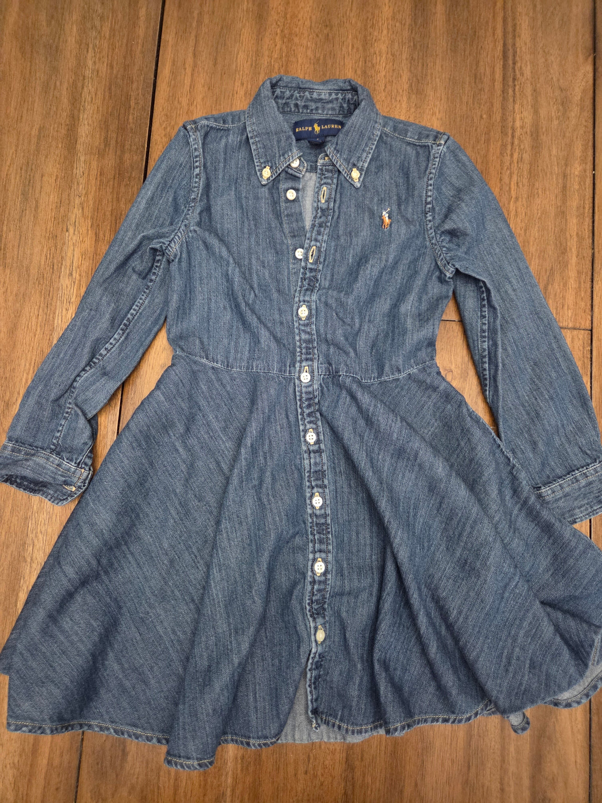 Seller 188 girls Ralph Lauren Polo jean dress sieze 6