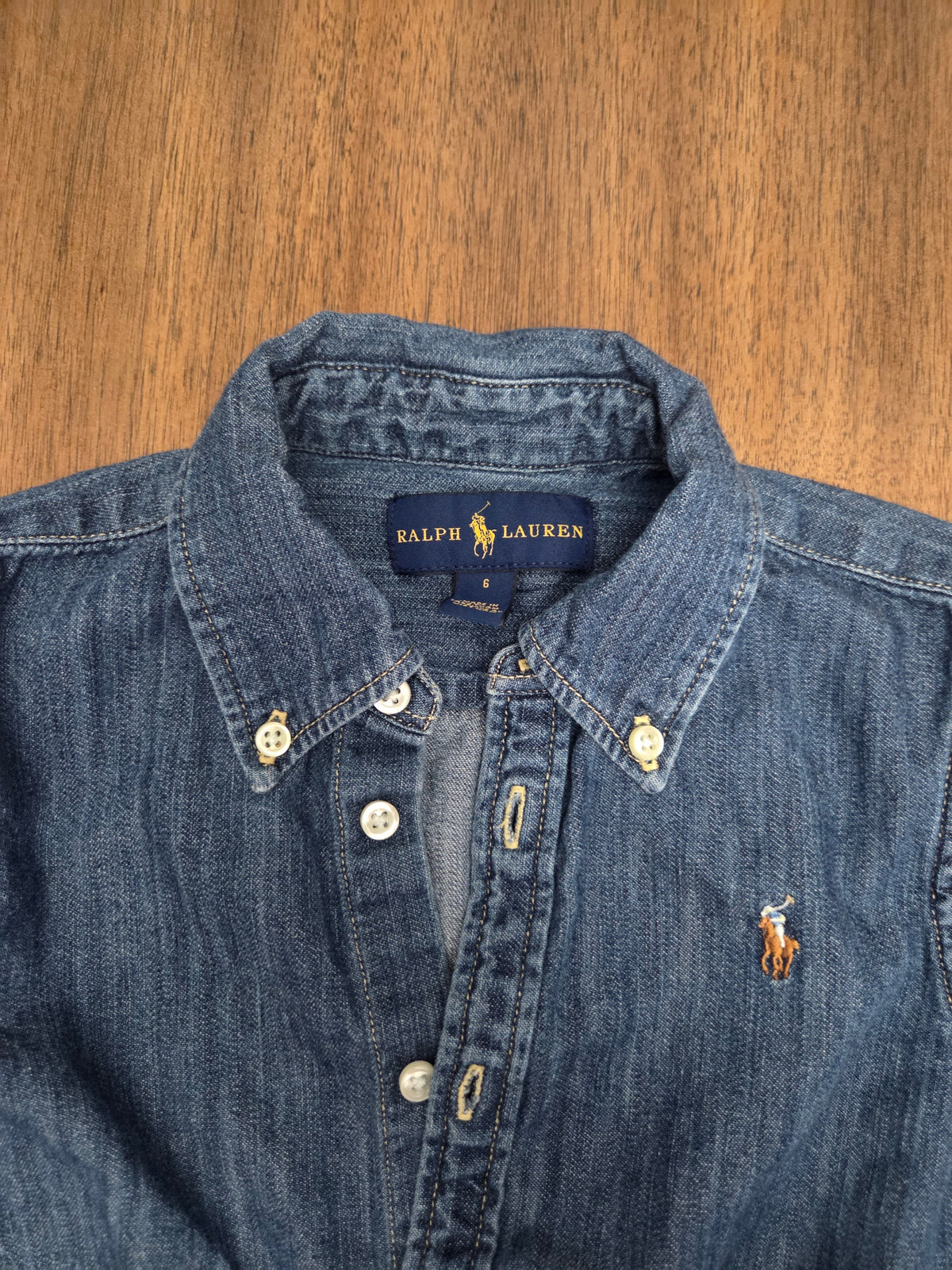 Seller 188 girls Ralph Lauren Polo jean dress sieze 6