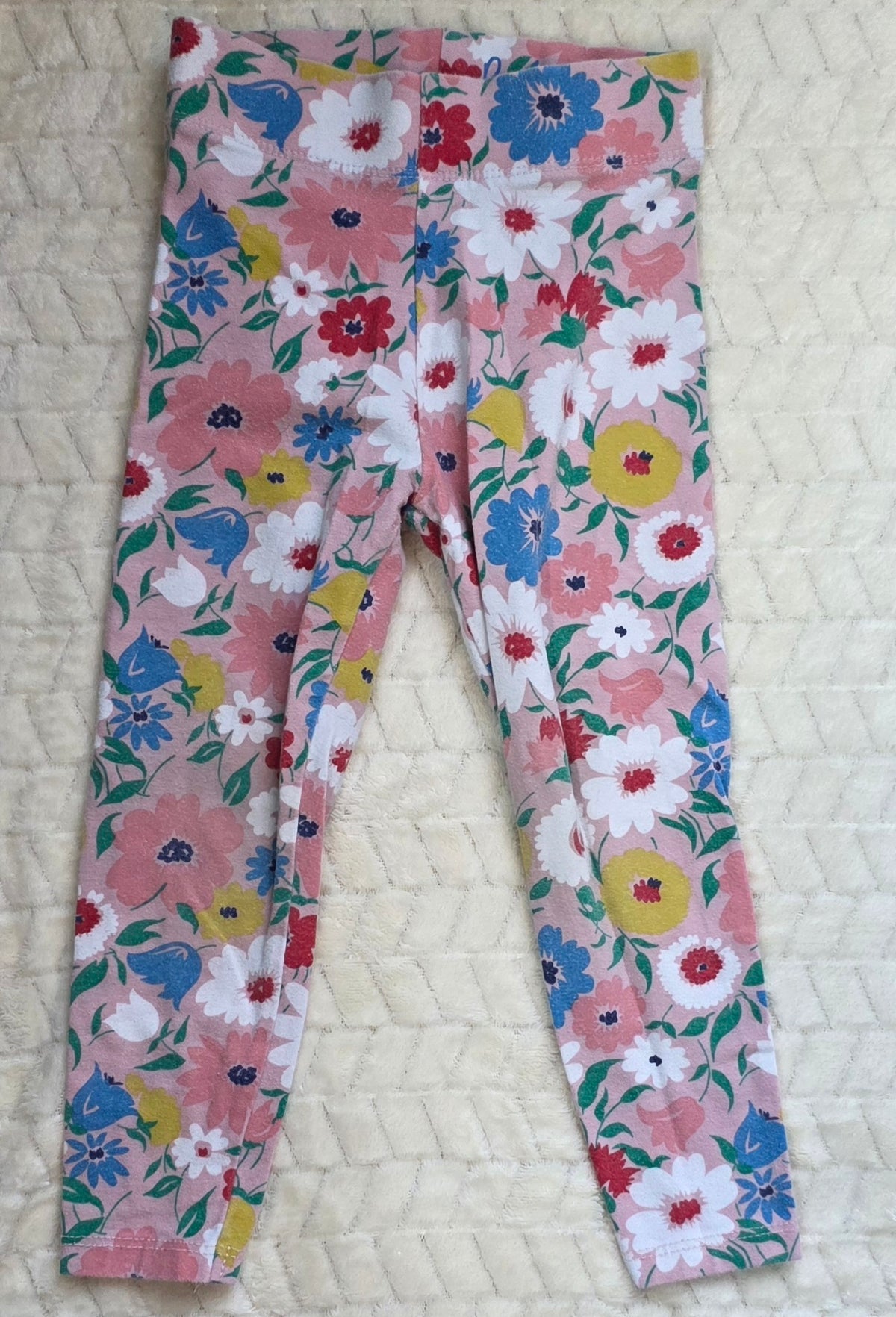 #190 Girls 2–3Y Boden Floral Leggings