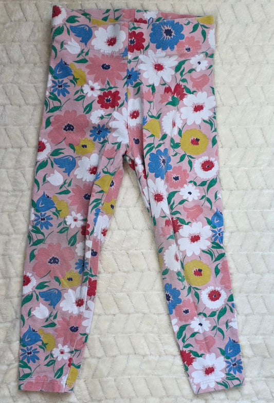 #190 Girls 2–3Y Boden Floral Leggings