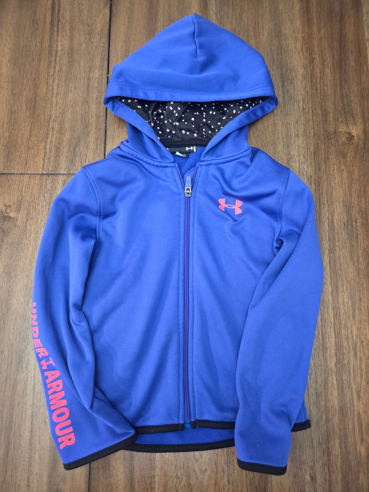 Seller 188 girls UA zip up size 5
