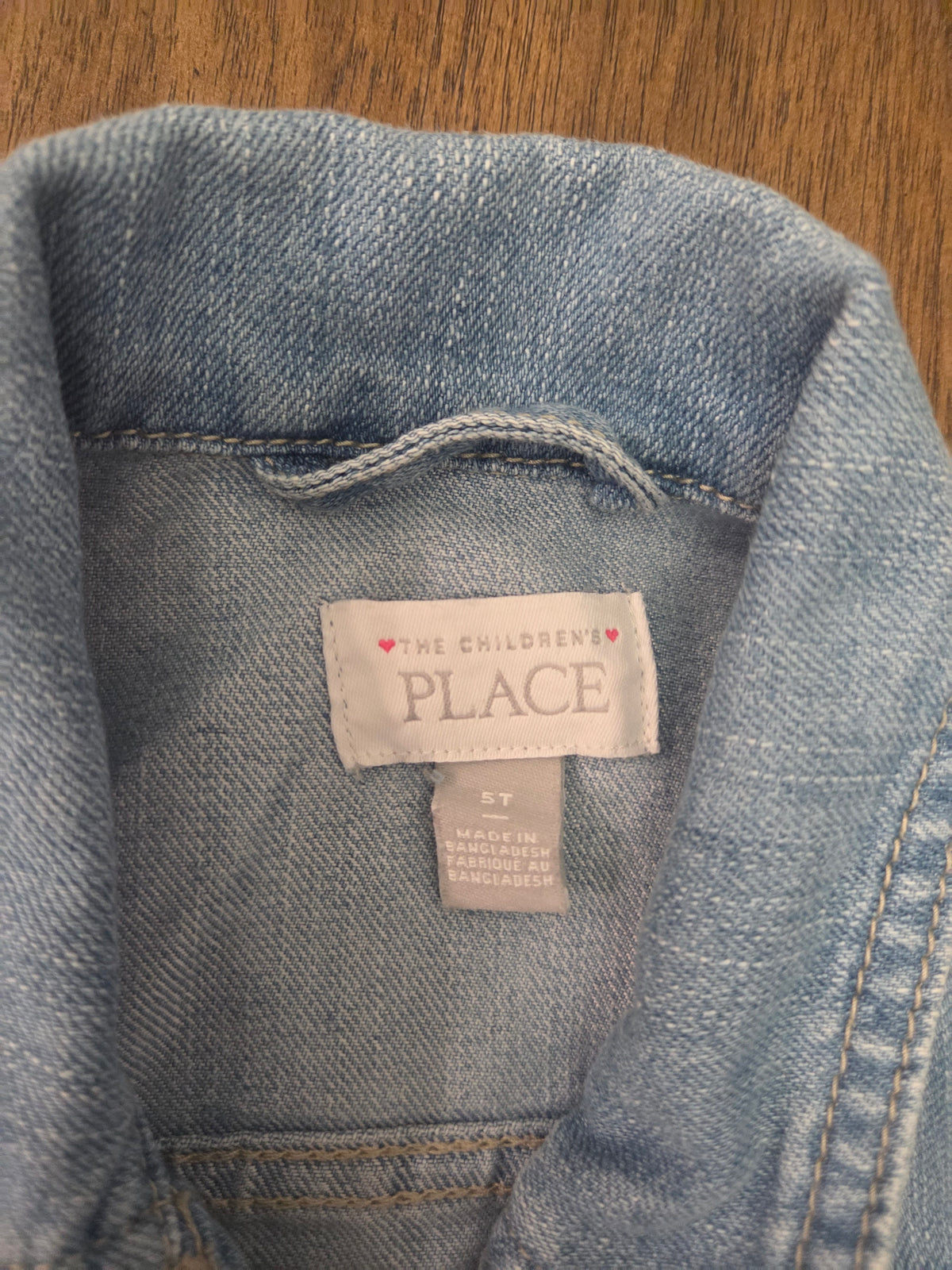 Seller 188 Girls Childrens place jean jacket size 5