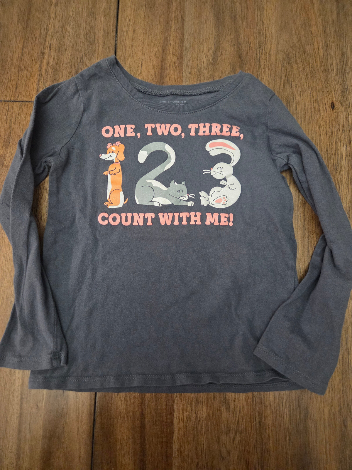 Seller 188 girls Grey and Black Shirts size 5