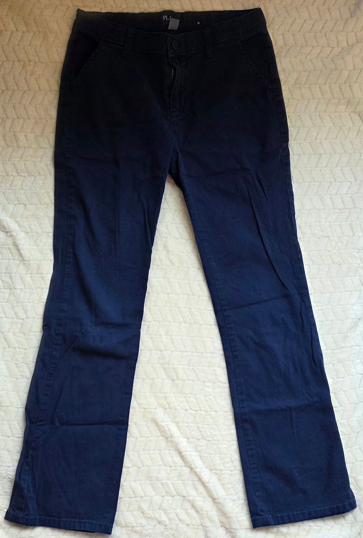 #190 Girls 14 Children’s Place Navy Blue Chino Pants