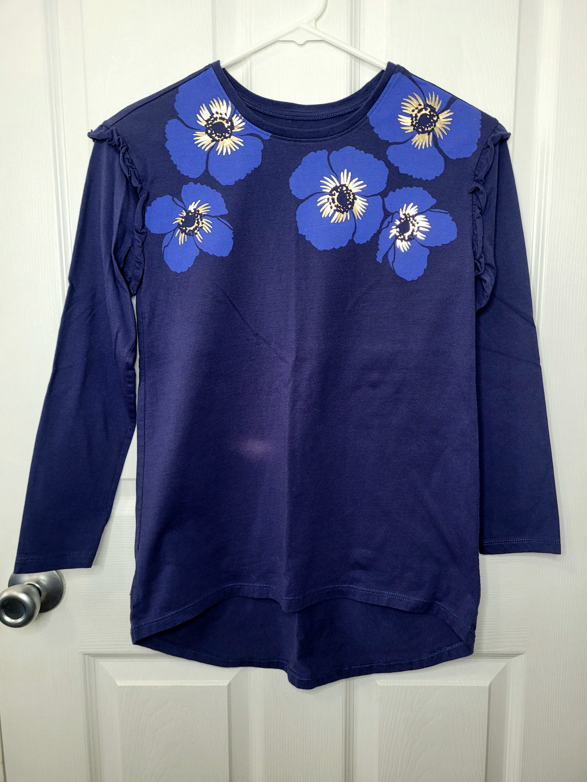 #164 Tea Collection Violets Long-Sleeve Top Girls 12