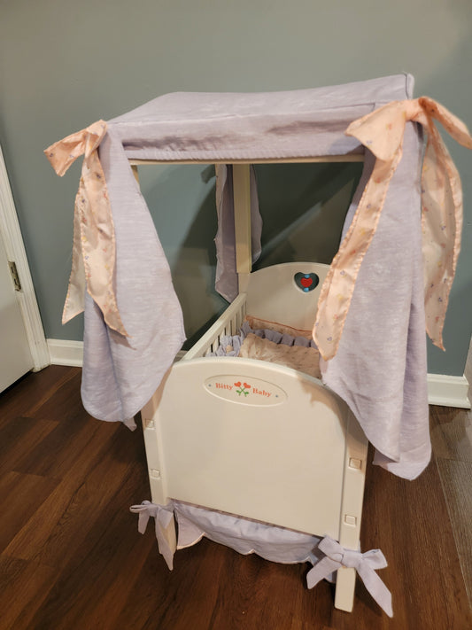 Seller #18 American Girl Bitty Baby Canopy Crib