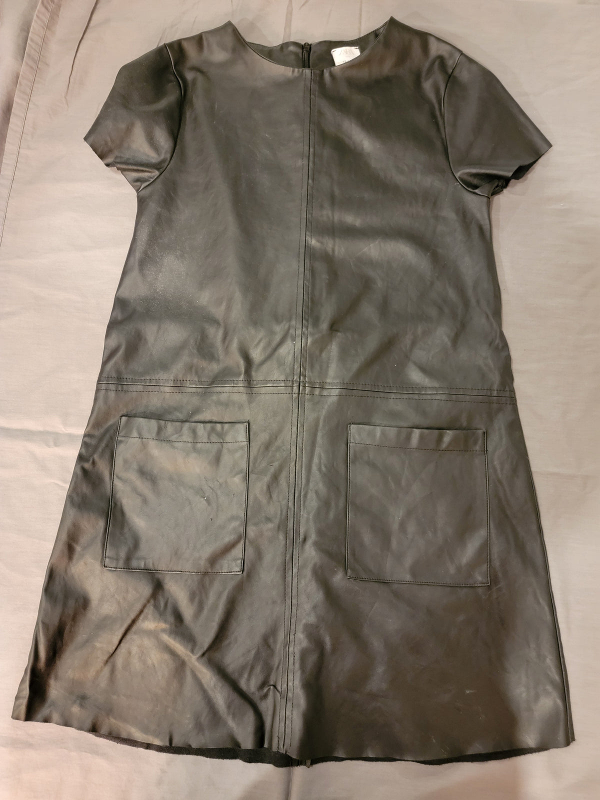 Seller #18 Girls Zara Faux Leather Dress