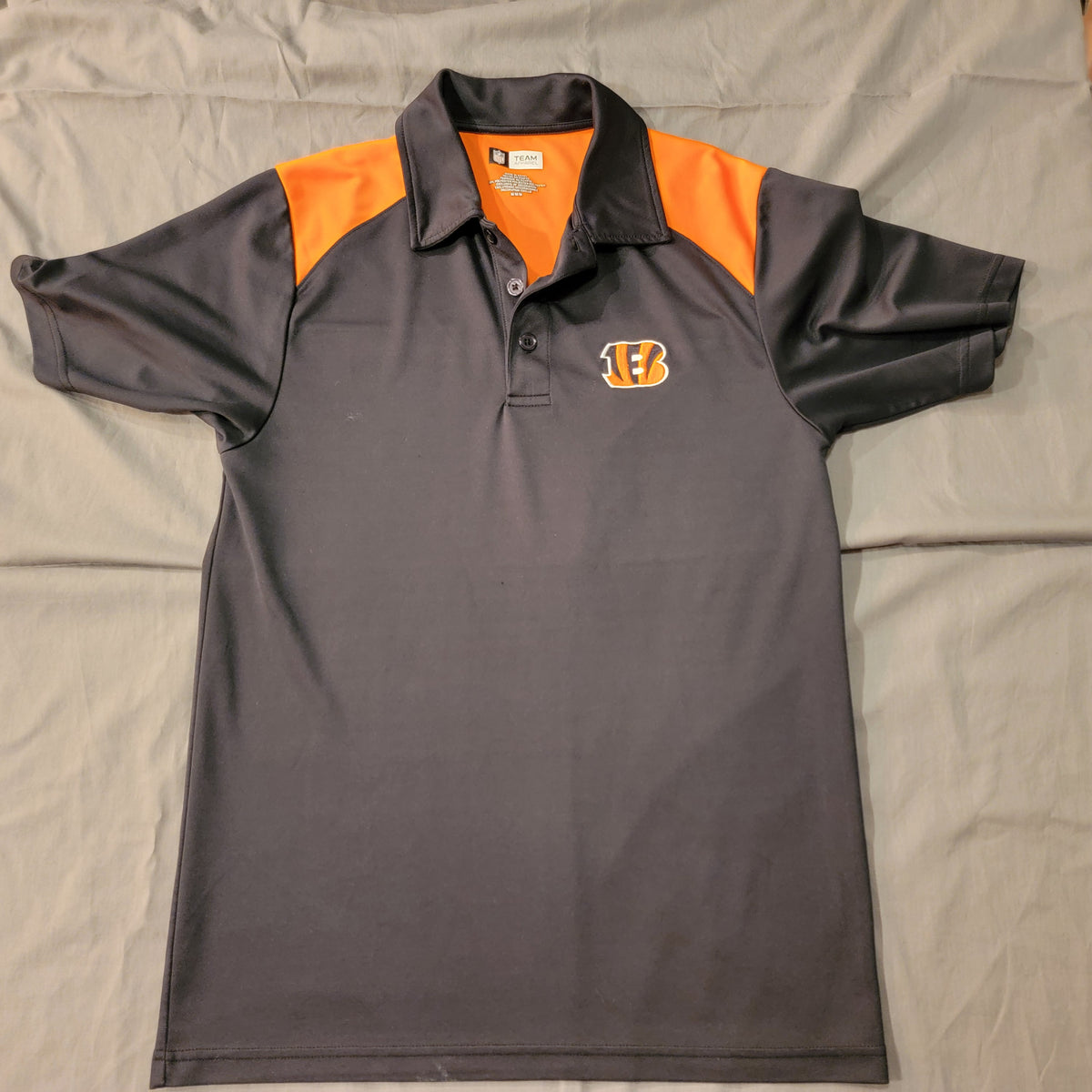 Seller #18 Men's NFL Cincinnati Bengals Dri Fit Polo Size Medium M
