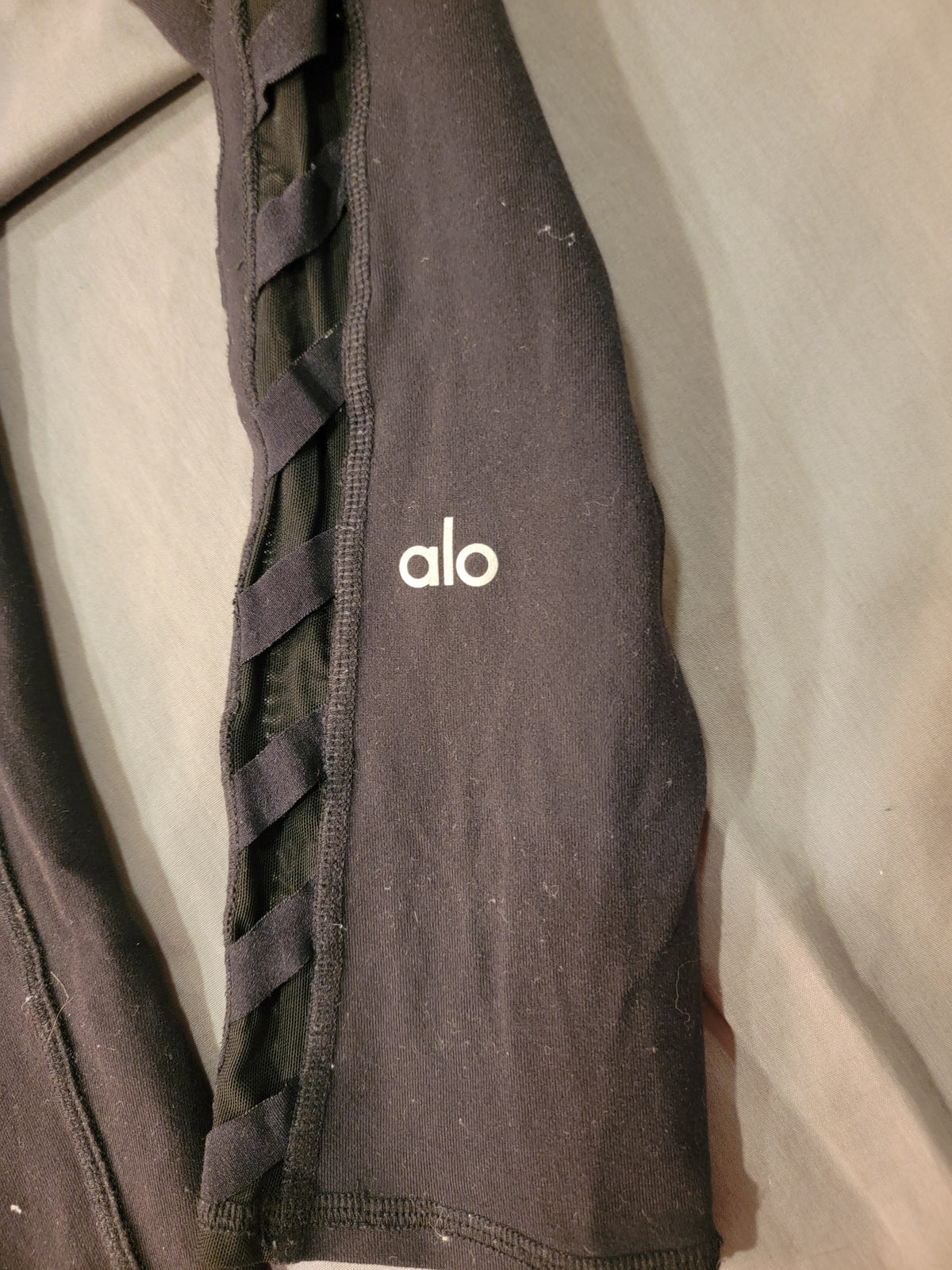 Seller #18 alo Cropped Black Leggings