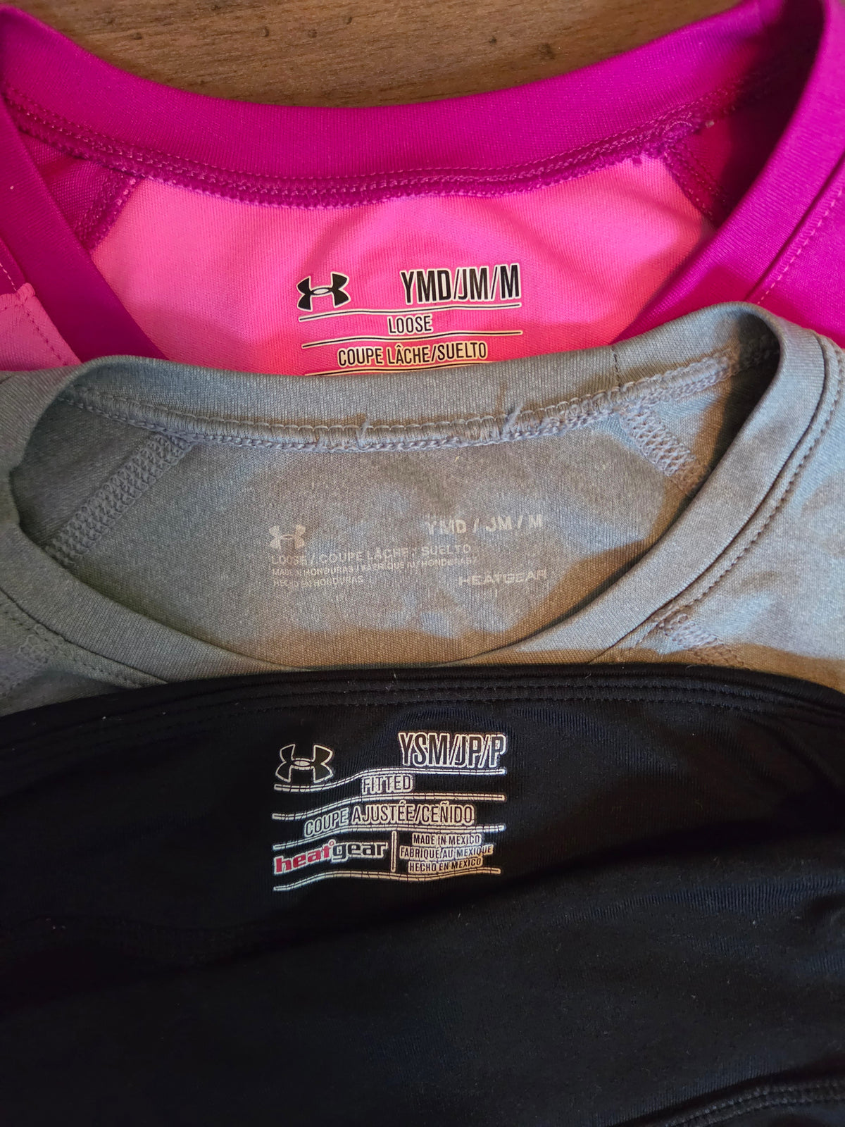 Seller #57 Girls Medium tops (2) and Small leggings