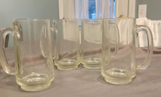 Seller #18 Four Glass Mugs