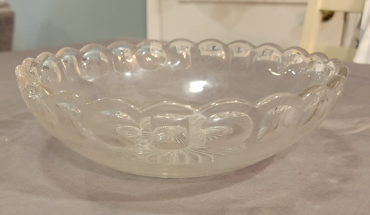 Seller #18 Clear Glass Bowl