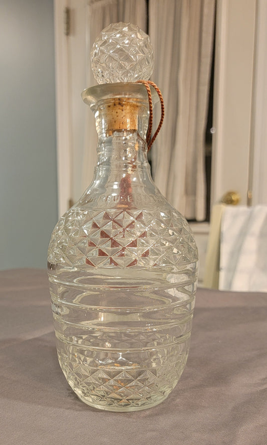 Seller #18 Diamond Cut Glass Decanter