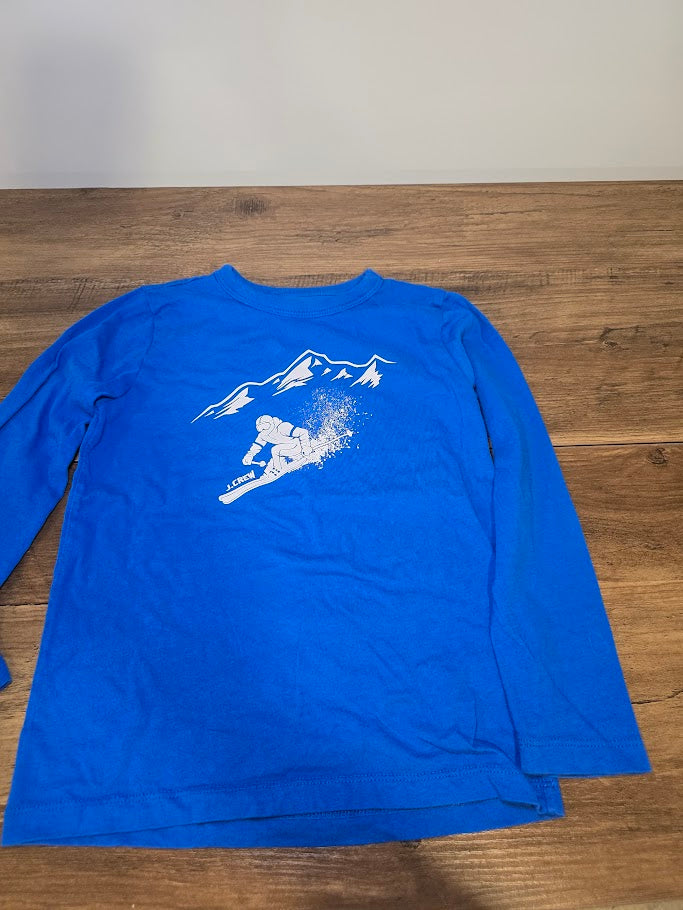 #131 J Crew Cuts boys long sleeve snow boarding shirt sz 4-5