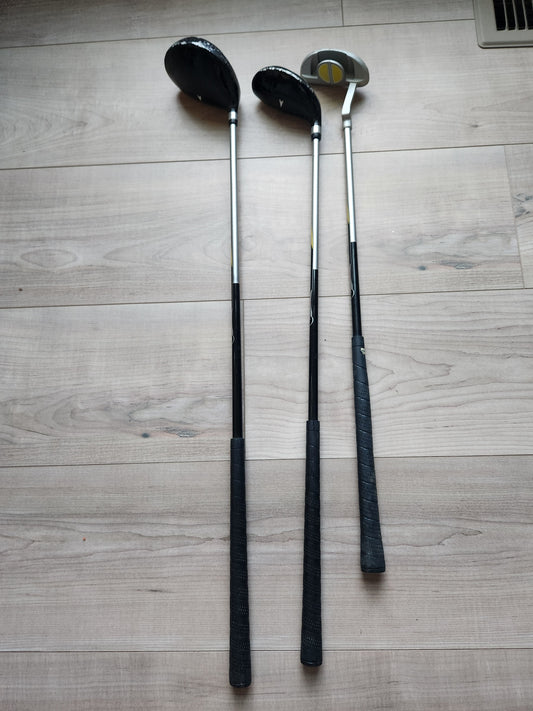REDUCED! #167 Precise XD-J Ti-Matrix 3-5 Yrs Junior Golf Clubs Set of 3