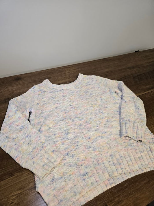 #131 Carter's girls boucle multi-colored sweater sz 5