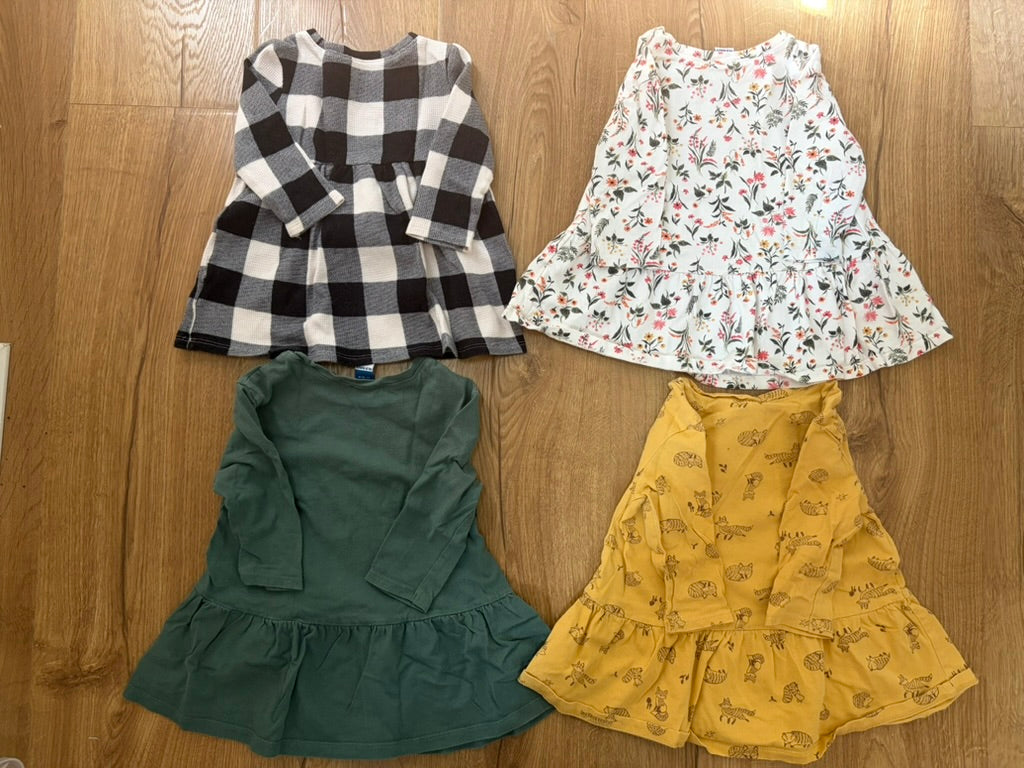 #6 - Old Navy Girls Shirt Dresses - 12-18 months