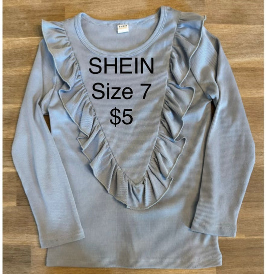 Girls Shein Top Size 7