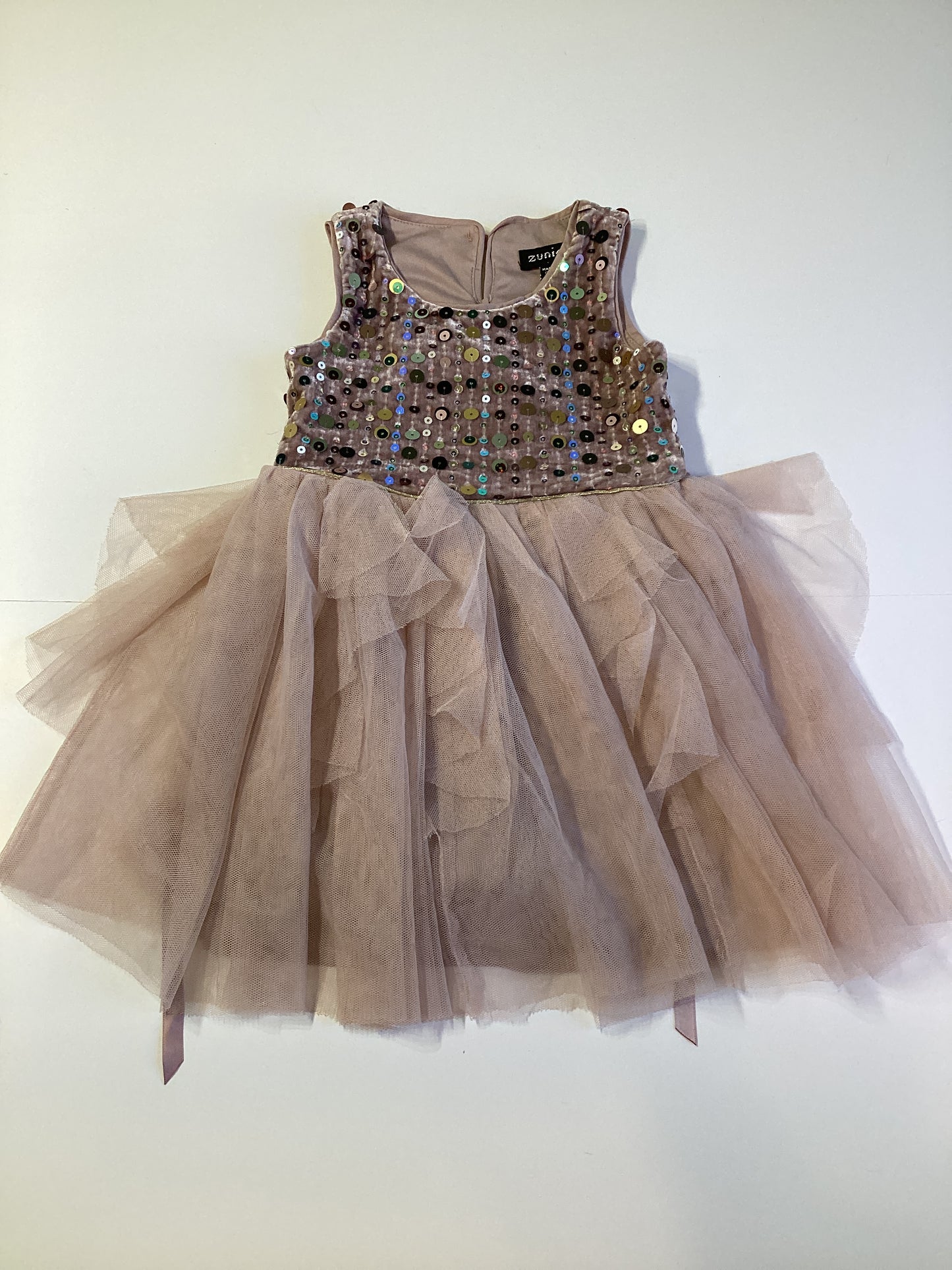 #129 2T Sparkle holiday dress
