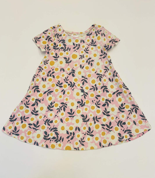 #54 - Girls 2T Hanna Andersson Pink Flower Dress