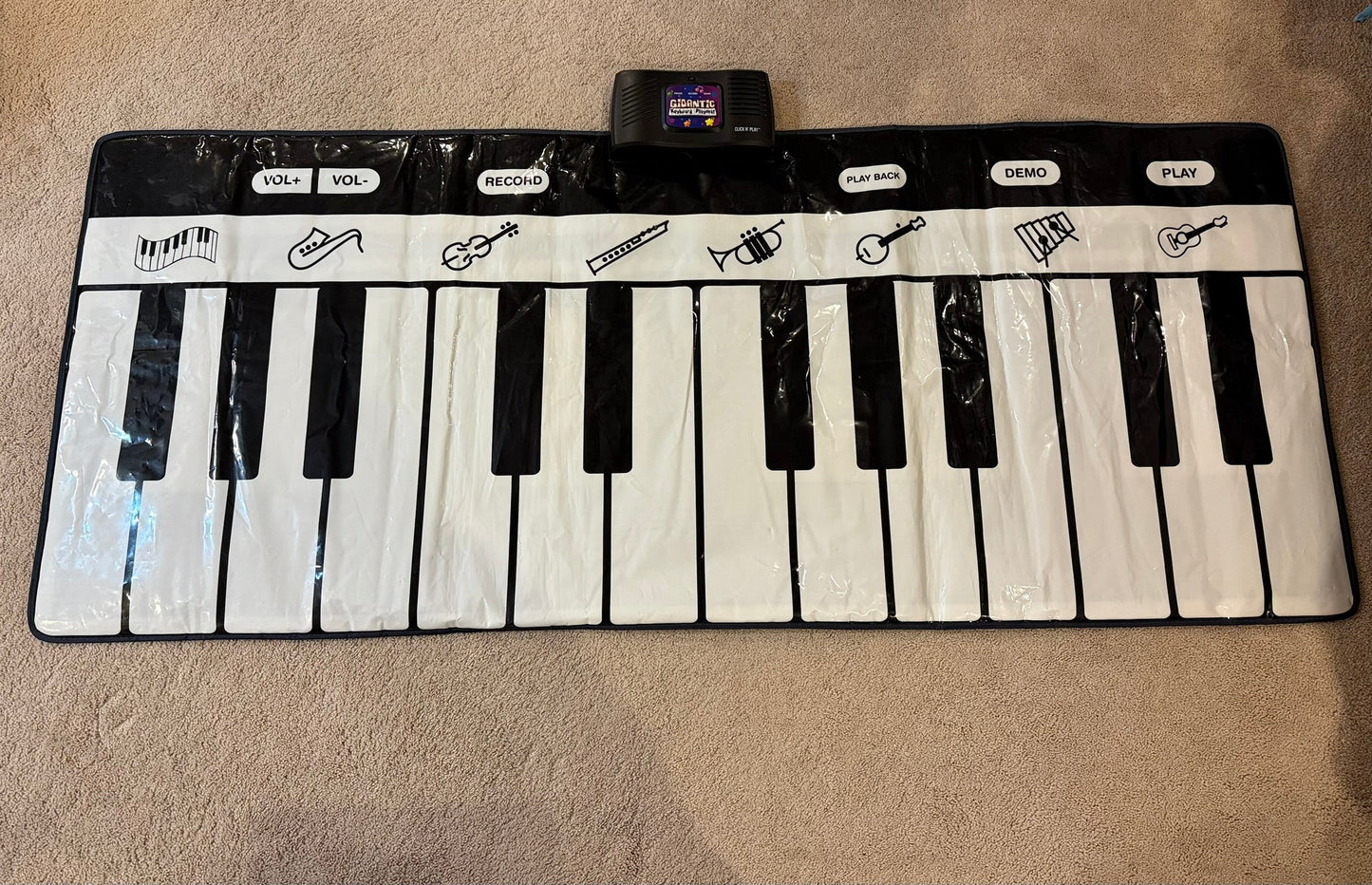 179 "Reduced" Click & Play Gigantic Keyboard Playmat