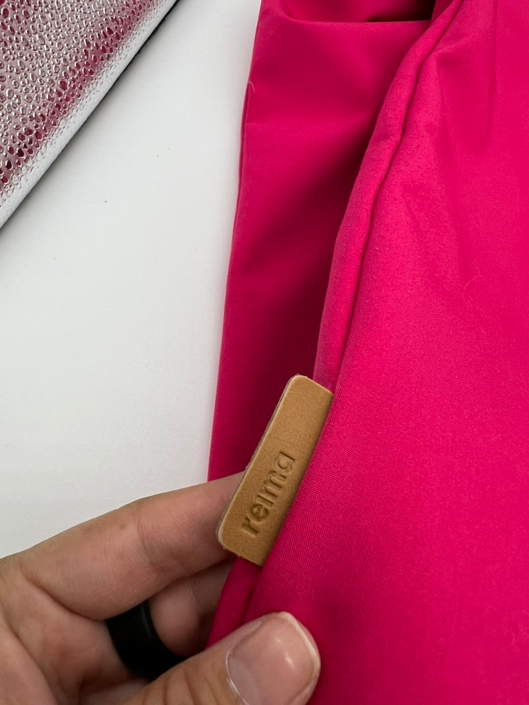 Seller #76 - Reima Softshell Removable Hood Full Zip Jacket - Pink - Size 10 Youth