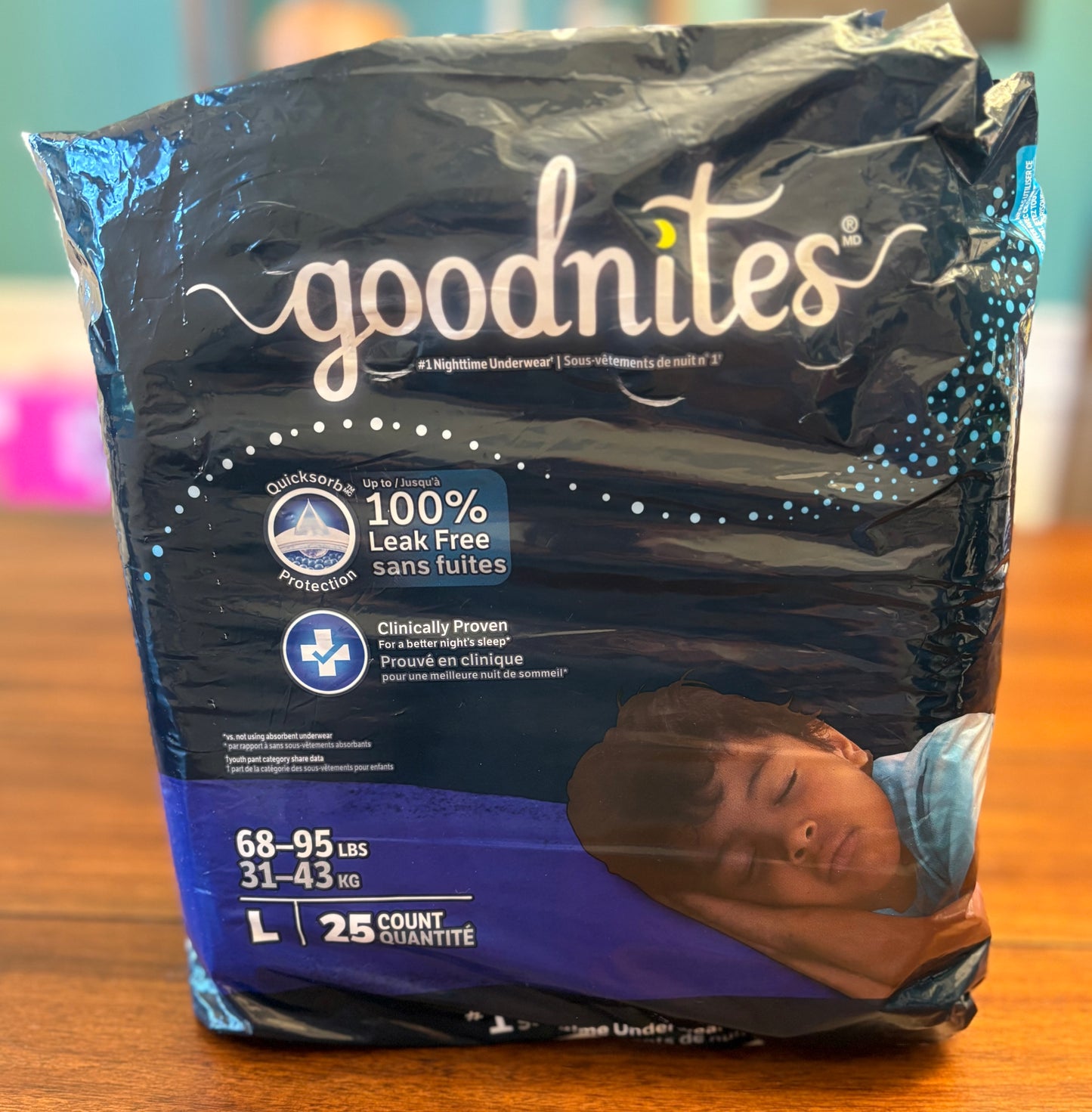 Seller #210 GoodNites Boys Size L 17 Count Nighttime Underwear 2 of 2