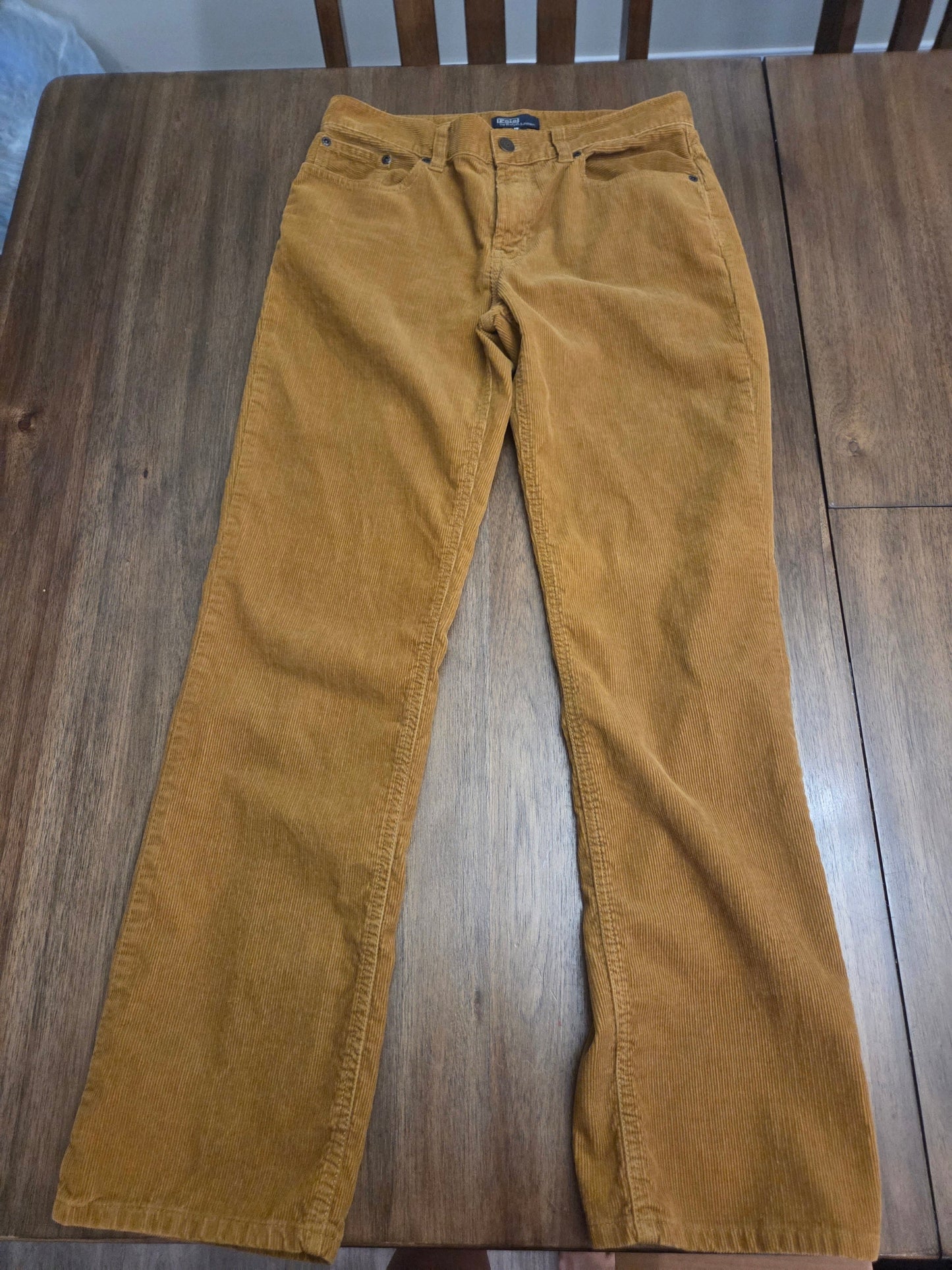 REDUCED Seller 184 Boys Polo tan corduroy pants size 18