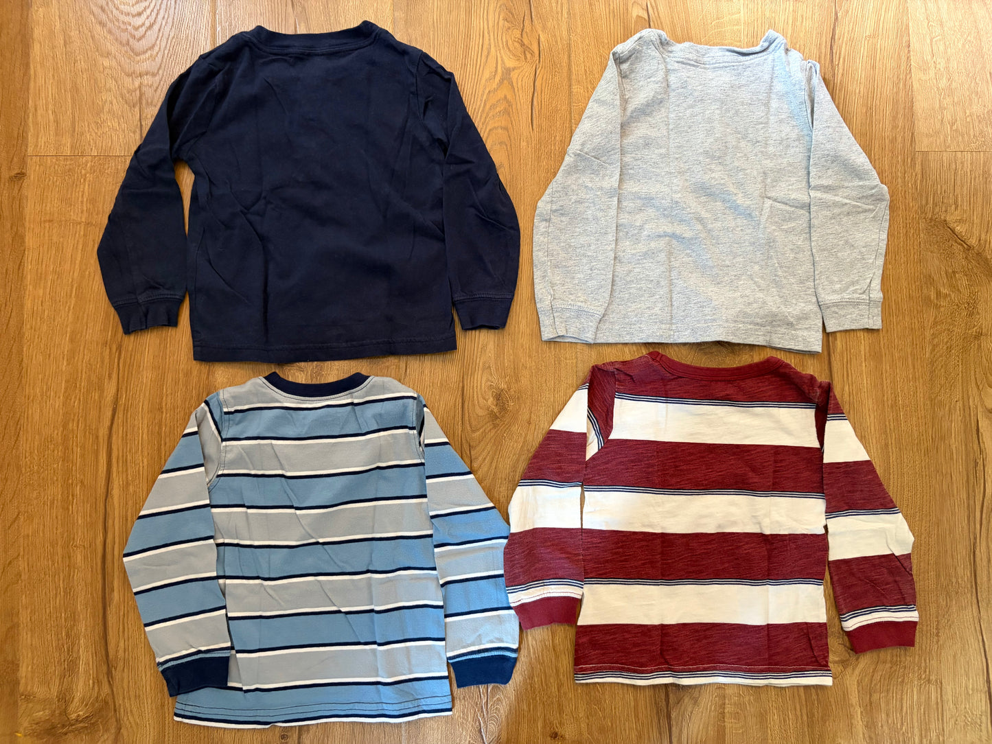 #6 - Carters Boys Long Sleeved Shirts (set of 4)  - 24 months