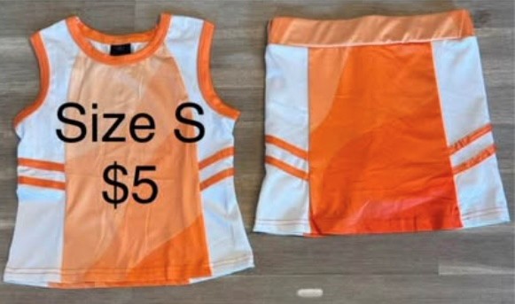 Girls Tank Top & Skirt Set Size S